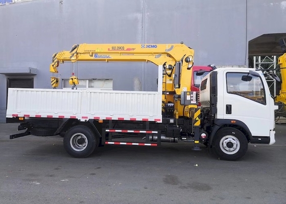 Knuckle Truk Truk Hydraulic Boom Crane 8 Ton