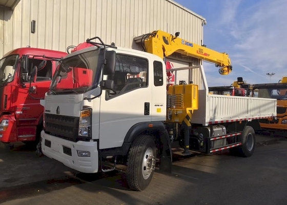 Knuckle Truk Truk Hydraulic Boom Crane 8 Ton