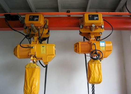 Low Headroom 0.5T-50T Electric Chain Hoist 81db Industrial Hoist Lifting Equipment