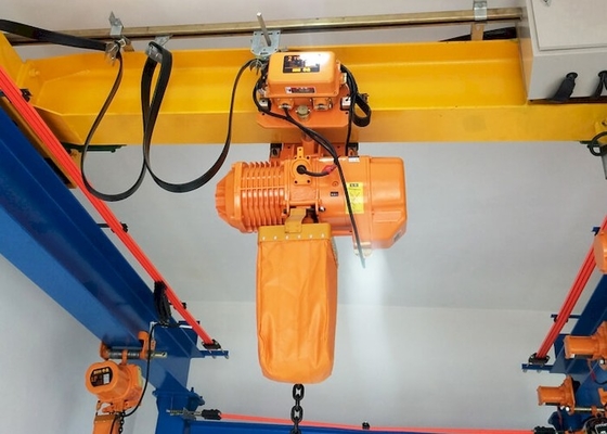 Motorized Trolley Type Electric Chain Hoist 1,5 Ton Dengan Remote Control