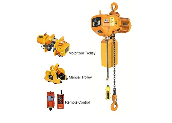 Kecil Ringan 0,1 Ton Sampai 6 Ton Chain Hoist 3m Sampai 120m Mengangkat Tinggi