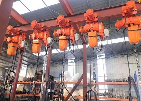 Bengkel Crane Electric Chain Hoist 1 2 3 5 10 15 Ton 1.5ton Untuk Dengan Troli