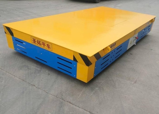 ODM Low Noise No Polution 15T Material Transfer Carts Dengan Empat Roda