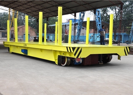 ODM Low Noise No Polution 15T Material Transfer Carts Dengan Empat Roda