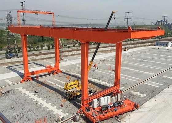 RMG Rubber Tire Rail Mounted Container Gantry Crane 40T Material Handling Crane