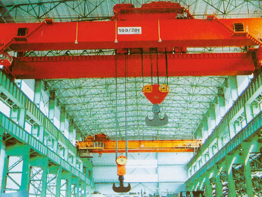 Kontrol Frekuensi ODM 30-70m / Min Steel Mill Crane Double Girder