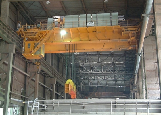 380v 50hz Steel Mill Ladle Crane 20/5 Ton Sampai 63/10 Ton Metallurgical Foundry Crane