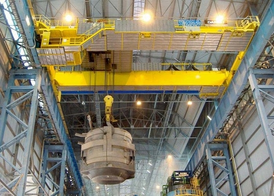 Hook Casting Ladle Double Beam Bridge Crane 74T