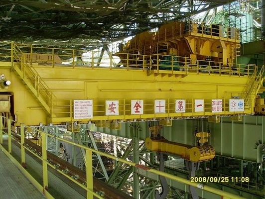 Ringan 200/50 Ton Derek Balok Ganda Derek Pabrik Baja Metalurgi Tahan Panas
