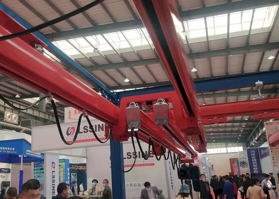 SANTO 2 Ton Semi Otomatis KBK Crane Fleksibel Double Girder Suspension Crane