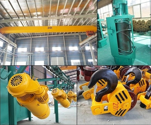 CD 3.2Ton Electric Hoist Matching Dengan Single Girder Gantry Crane