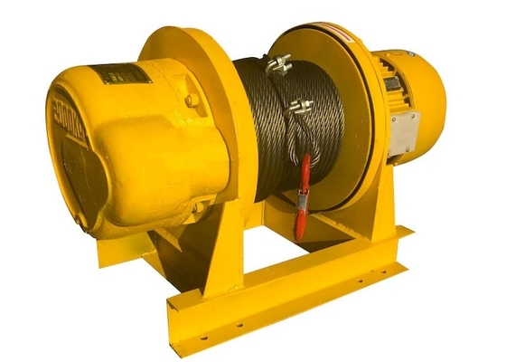 ISO Low Noise Light Duty Winch Listrik Kecil Dengan Rem Elektromagnetik