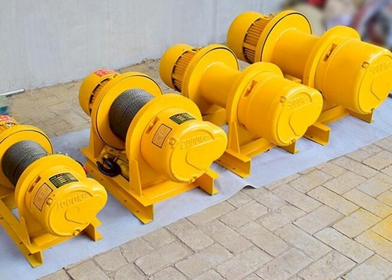 ODM Electromagnetic Brake Electric Power Winch 22m / Min Hingga 30m / Min
