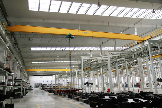 2T 3T 5T ​​10T Derek Overhead Girder Tunggal P24 P38 Rel Lokakarya Overhead Crane