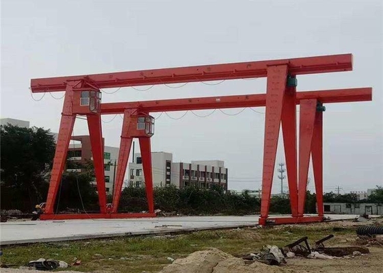 Kontrol Liontin 5T 10T Single Girder Gantry Crane CD1 MD1 Machinery Hoist Crane