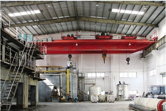 Troli Listrik Double Girder Overhead Crane 10ton Dengan Remote Control