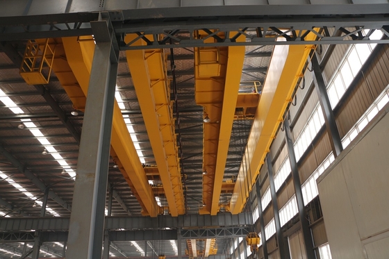 LH Type Mobile Electric Double Girder Overhead Crane 50Ton dengan Troli Listrik