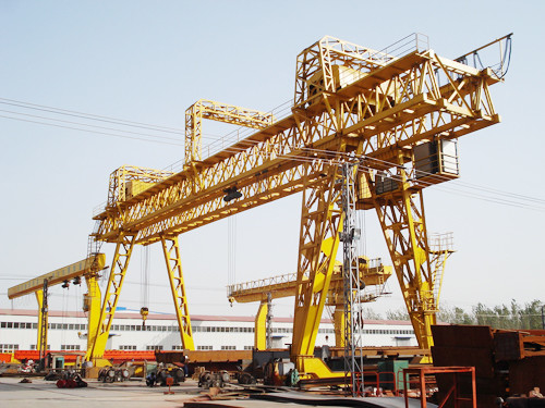 Derek Gantry Girder Ganda untuk Pengangkatan Batu Granit Dan Marmer