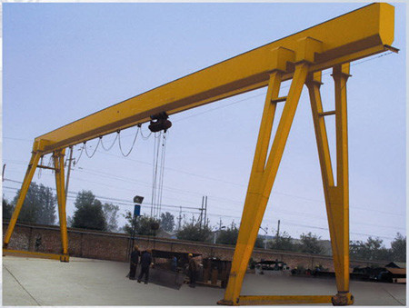 Single Beam Motorized Gantry Crane Santo Crane 10t Dengan Electric Hoist