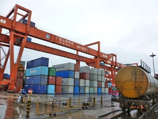Port RMG Double Girder Gantry Crane Untuk Kontainer 40ft