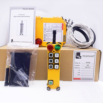 LCC Q5000 Ganti Telecrane F246d Double Joystick Wireless Remote Control Untuk Crane