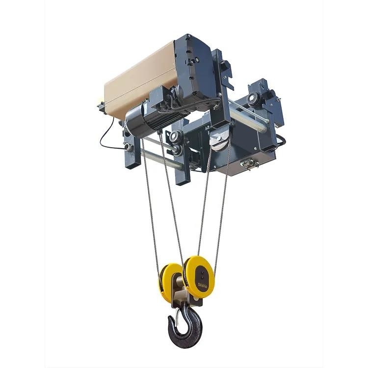 20ton Double Girder Overhead Crane Low Headroom Tipe Eropa Wire Rope Hoist