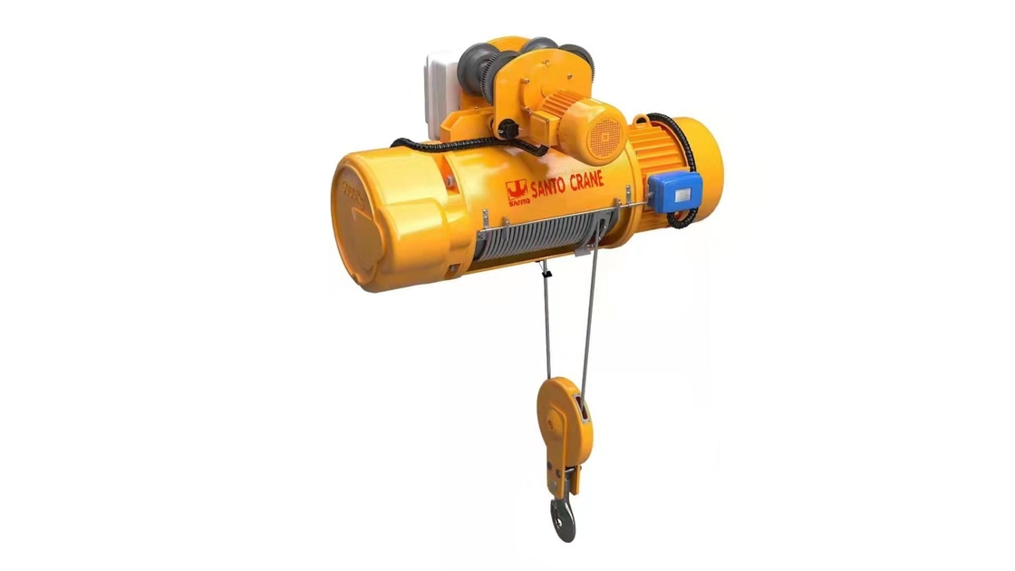 CD MD Model Hoist Tali Kawat Monorel Kecepatan Tunggal 5ton 0,3-8m/Min