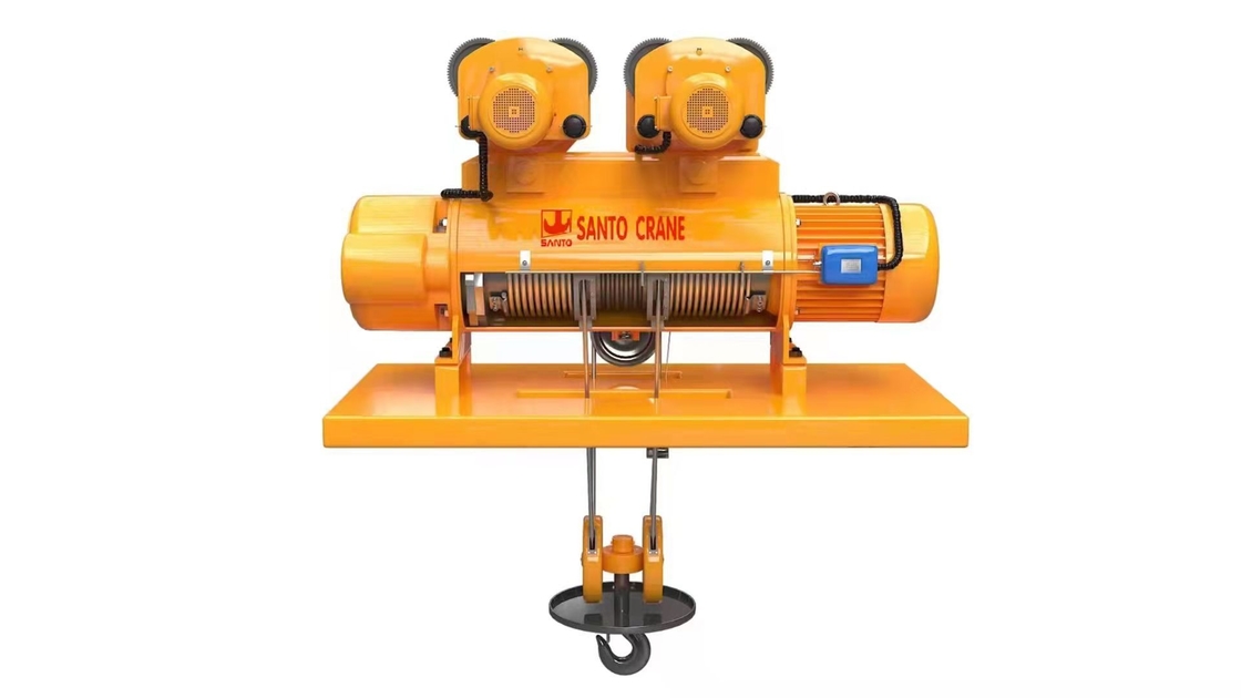 6m ~ 20m 1 2 3 5 Ton Electric Wire Rope Hoist 220V 380V Efisiensi Tinggi