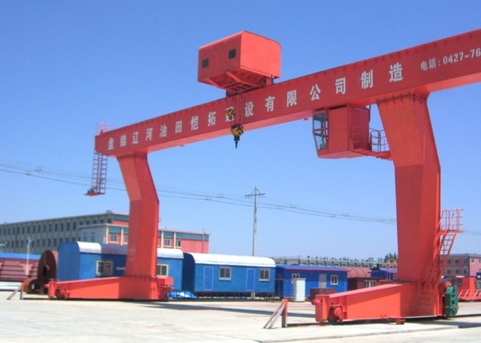 Di luar L Type Single Girder Gantry Crane A3 Cargo Yards Port Gantry Crane