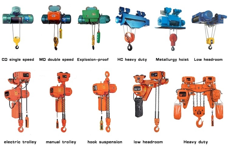 SANTO 10T 0.3-8m / Min Electric Wire Rope Winch Dengan Remote Control Nirkabel