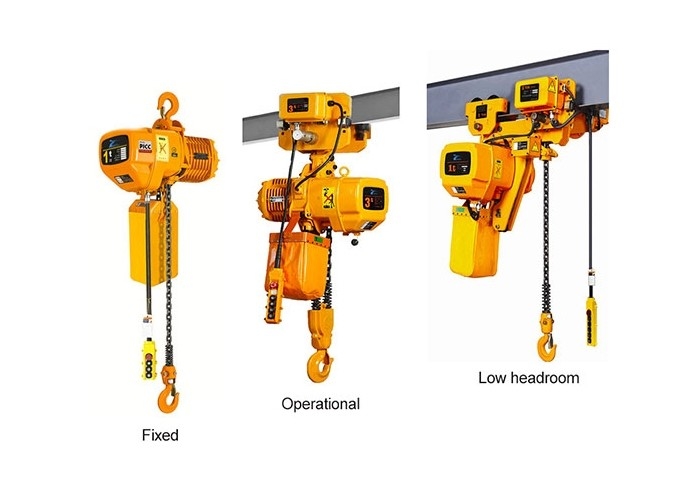 Kecil Ringan 0,1 Ton Sampai 6 Ton Chain Hoist 3m Sampai 120m Mengangkat Tinggi