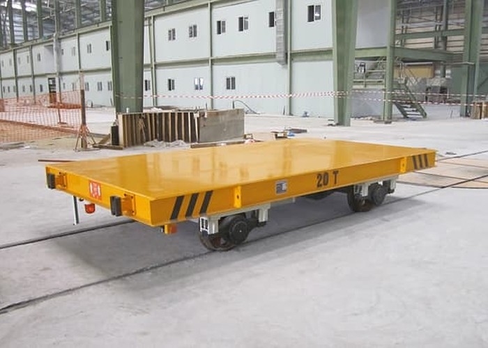 KPD DC Atau AC Motor Driven Material Transfer Trolley Untuk Pabrik Baja